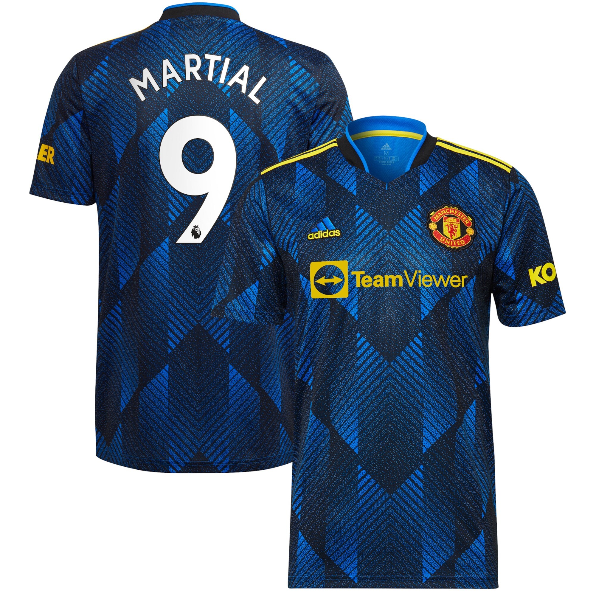 Manchester United Third Shirt 2021-22 with Martial 9 printing