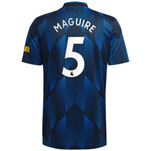 Manchester United Third Shirt 2021-22 with Maguire 5 printing