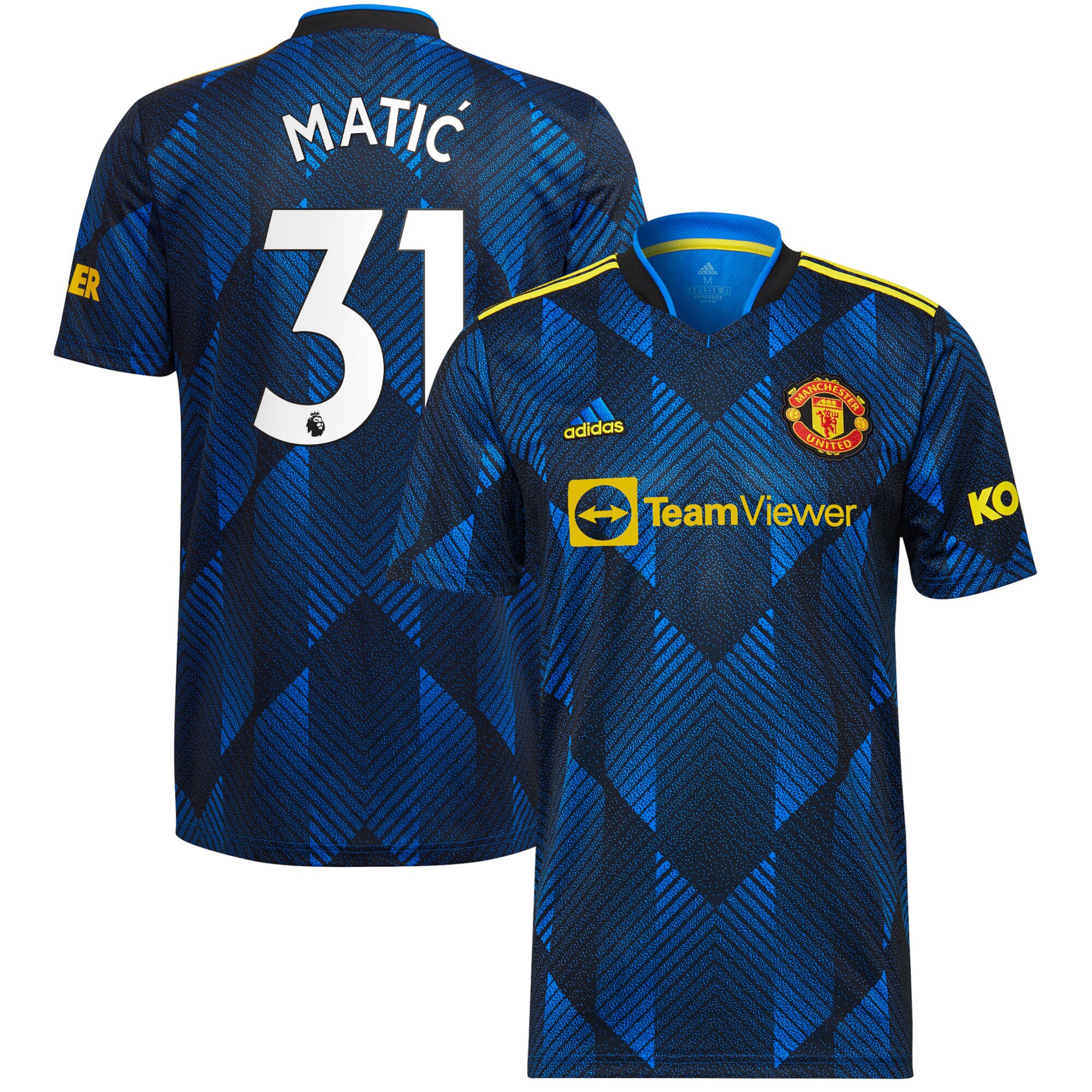 Manchester United Third Shirt 2021-22 with Matic 31 printing