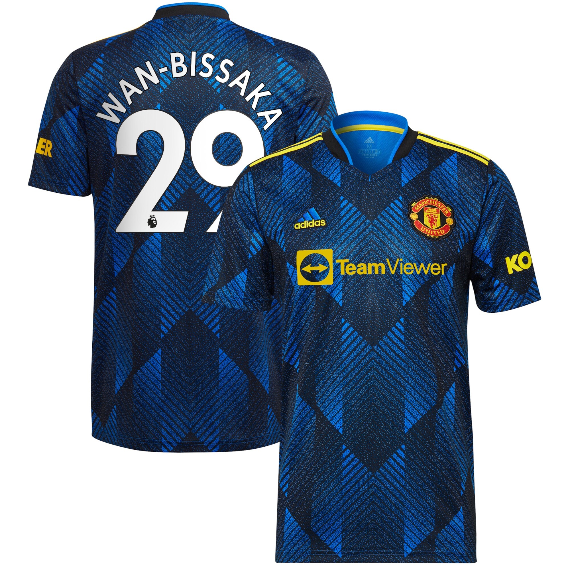 Manchester United Third Shirt 2021-22 with Wan-Bissaka 29 printing