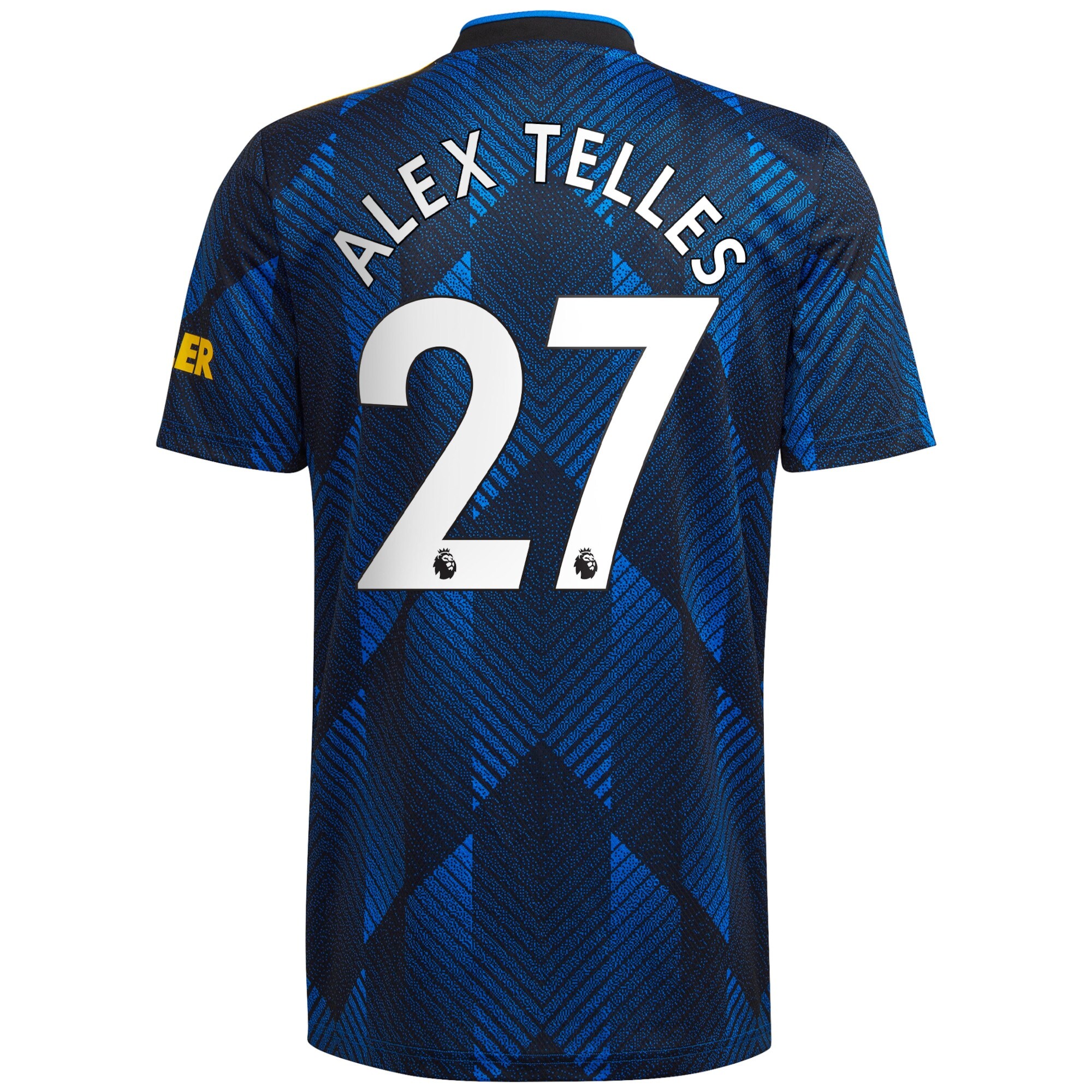 Manchester United Third Shirt 2021-22 with Alex Telles 27 printing