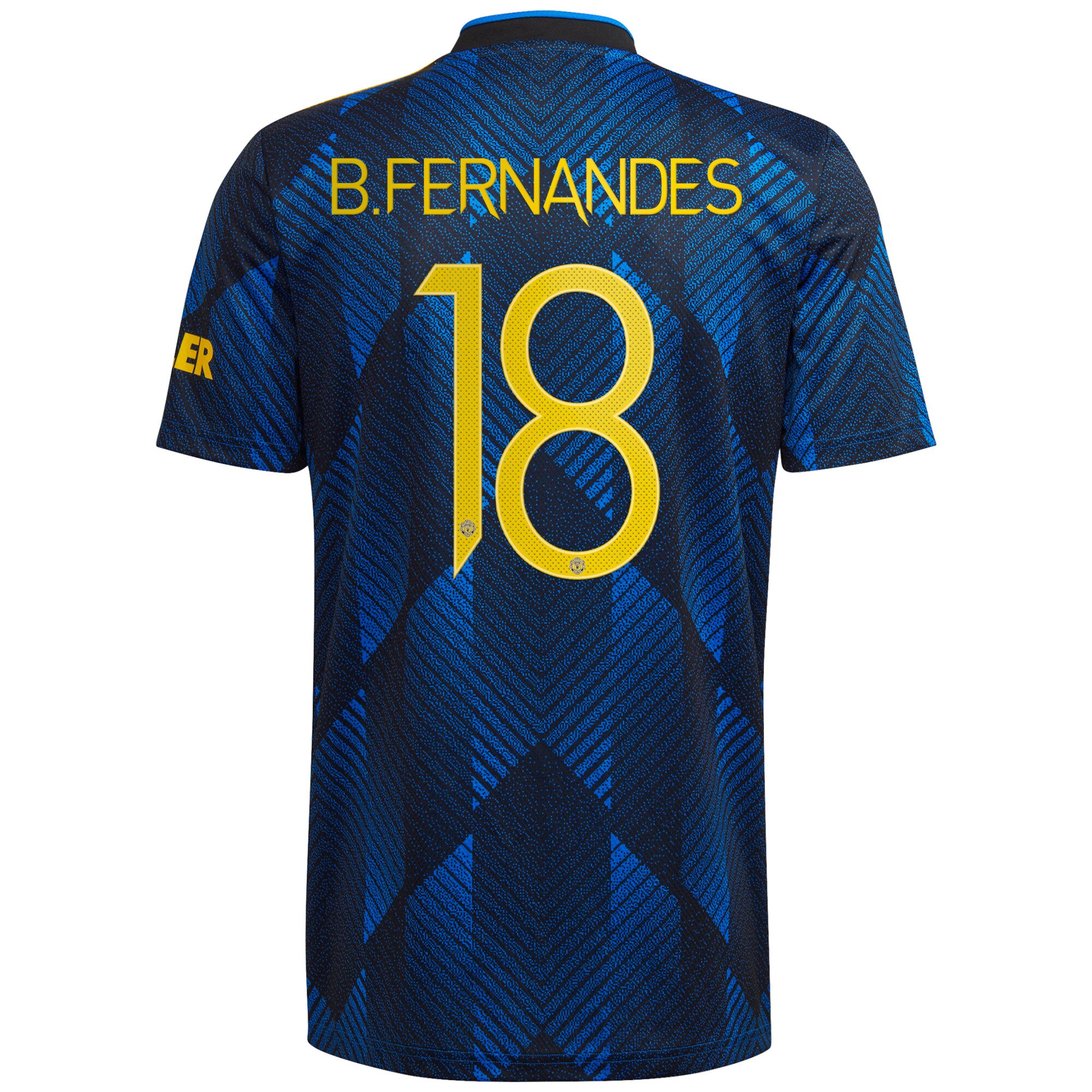 Manchester United Cup Third Shirt 2021-22 with B.Fernandes 18 printing