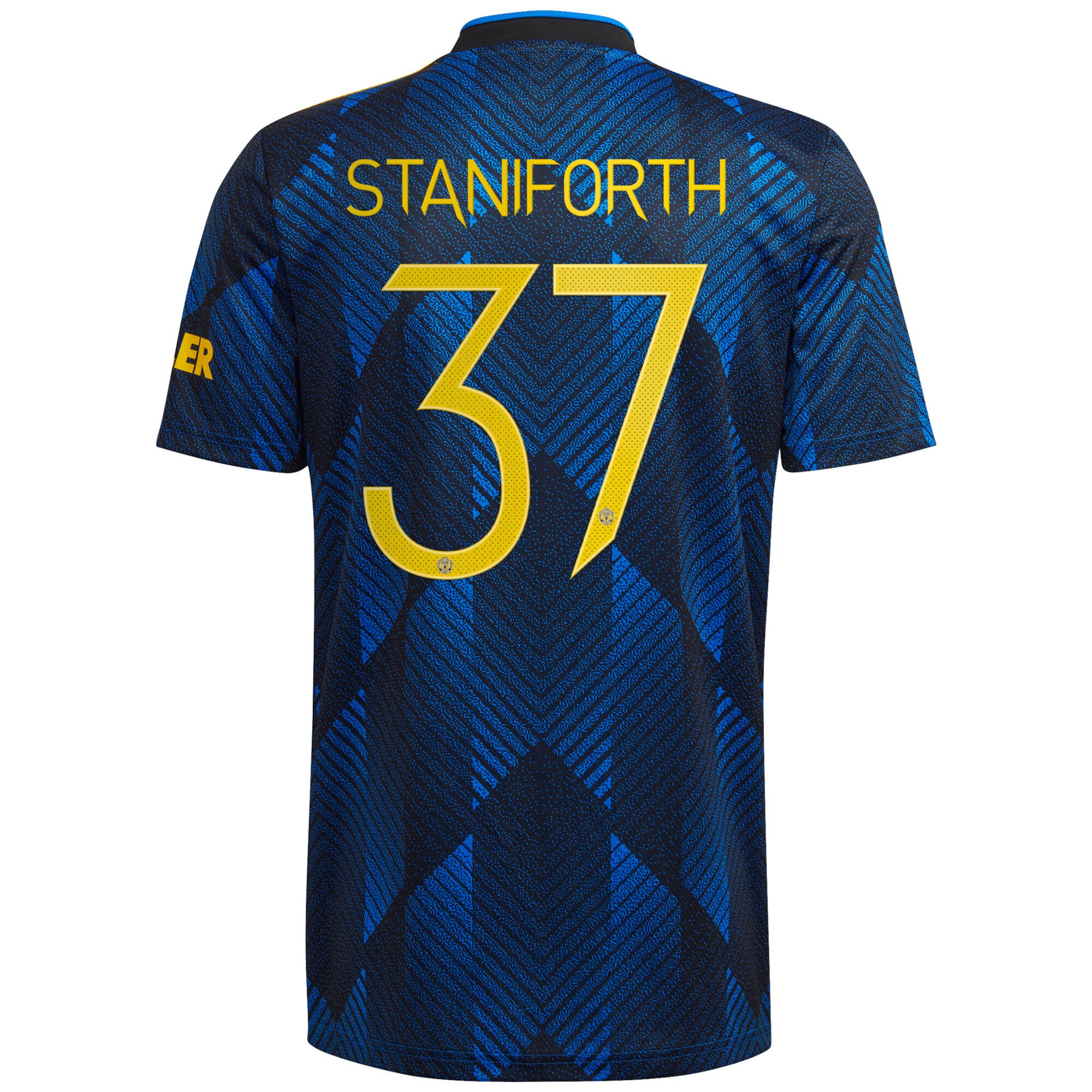 Manchester United Cup Third Shirt 2021-22 with Staniforth 37 printing