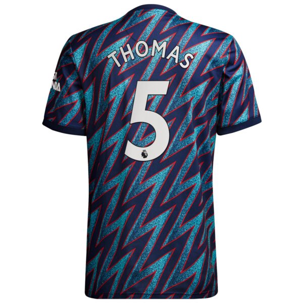 Arsenal Third Shirt 2021-22 with Thomas 5 printing