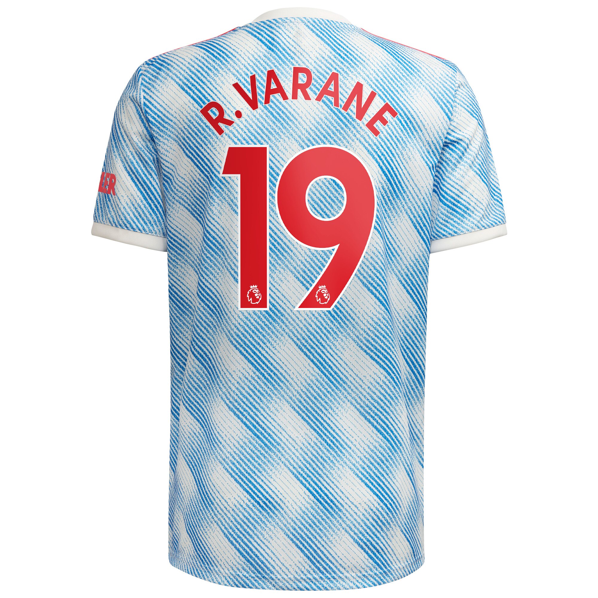 Manchester United Away Shirt 2021-22 with R.Varane 19 printing