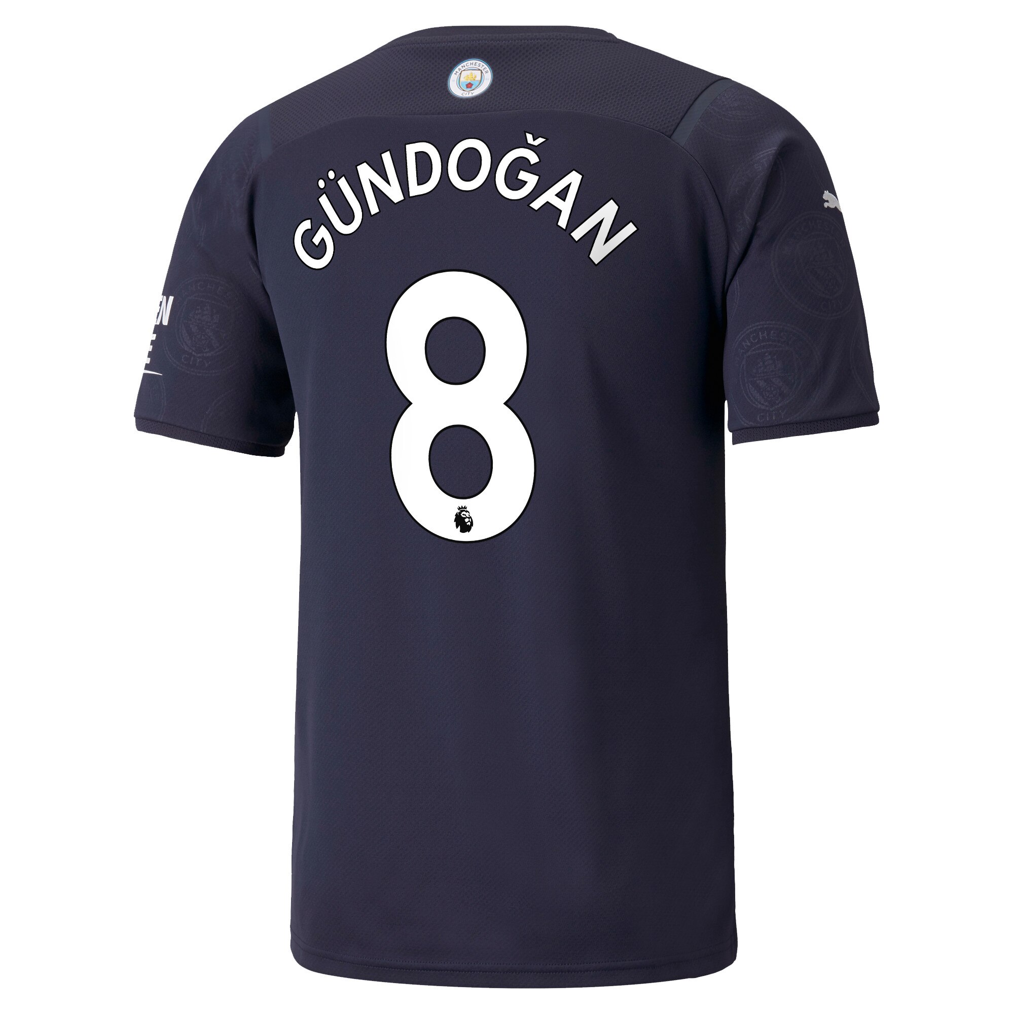 Manchester City Third Shirt 2021-22 with Gündogan 8 printing