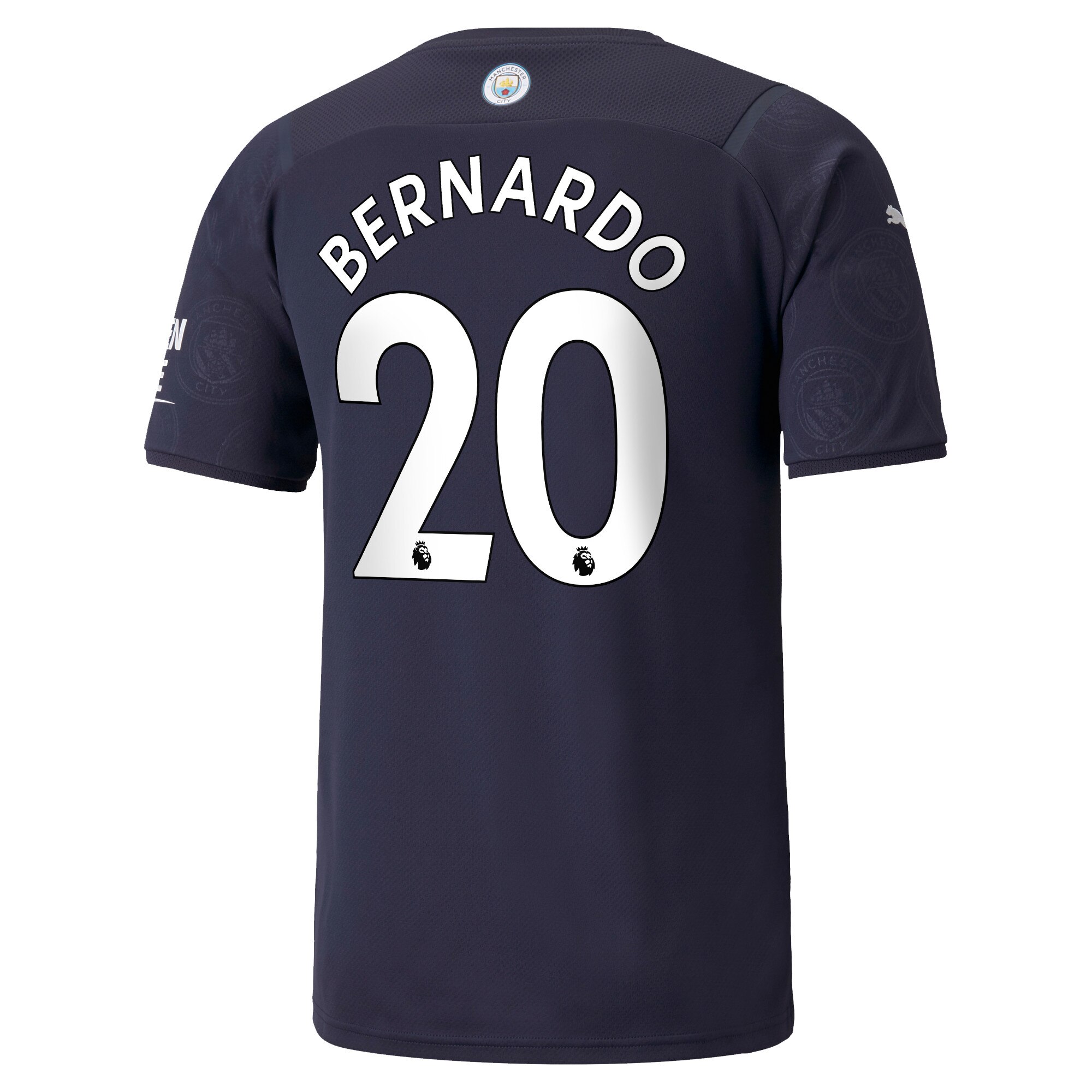 Manchester City Third Shirt 2021-22 with Bernardo 20 printing