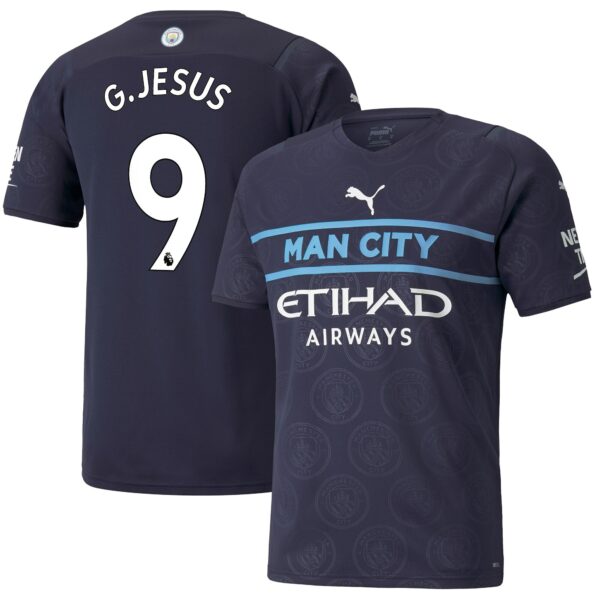 Manchester City Third Shirt 2021-22 with G.Jesus 9 printing