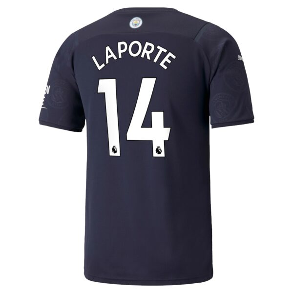 Manchester City Third Shirt 2021-22 with Laporte 14 printing