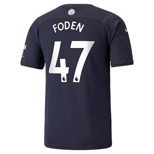 Manchester City Third Shirt 2021-22 with Foden 47 printing