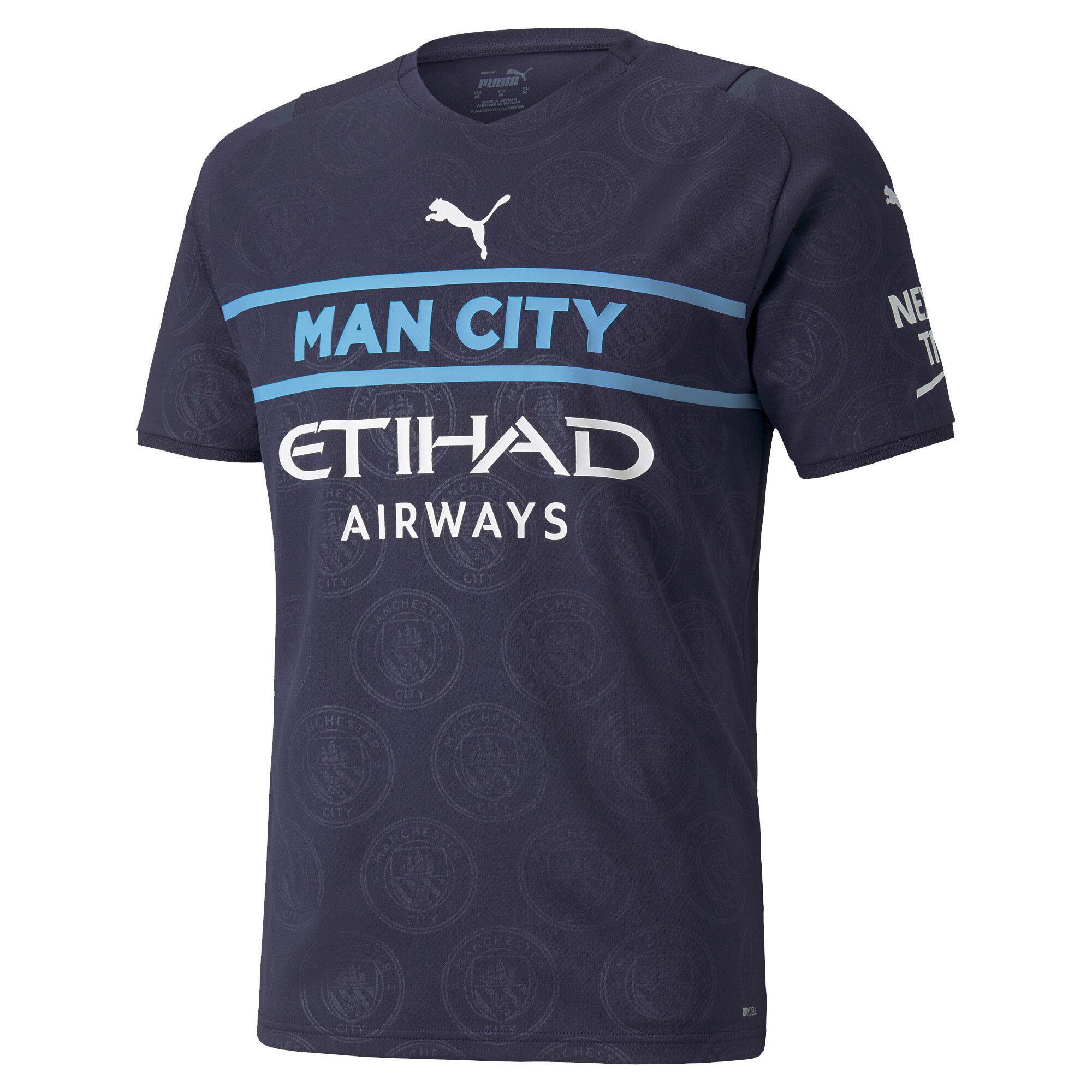 Manchester City Third Shirt 2021-22 with Fernandinho 25 printing