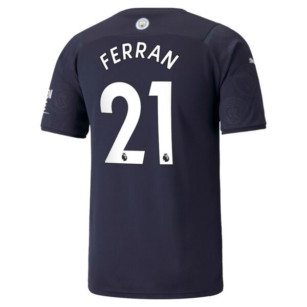 Manchester City Third Shirt 2021-22 with Ferran 21 printing