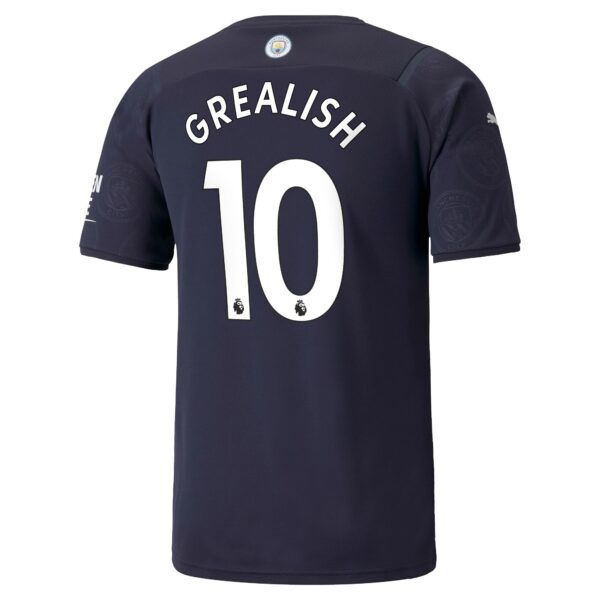 Manchester City Third Shirt 2021-22 with Grealish 10 printing