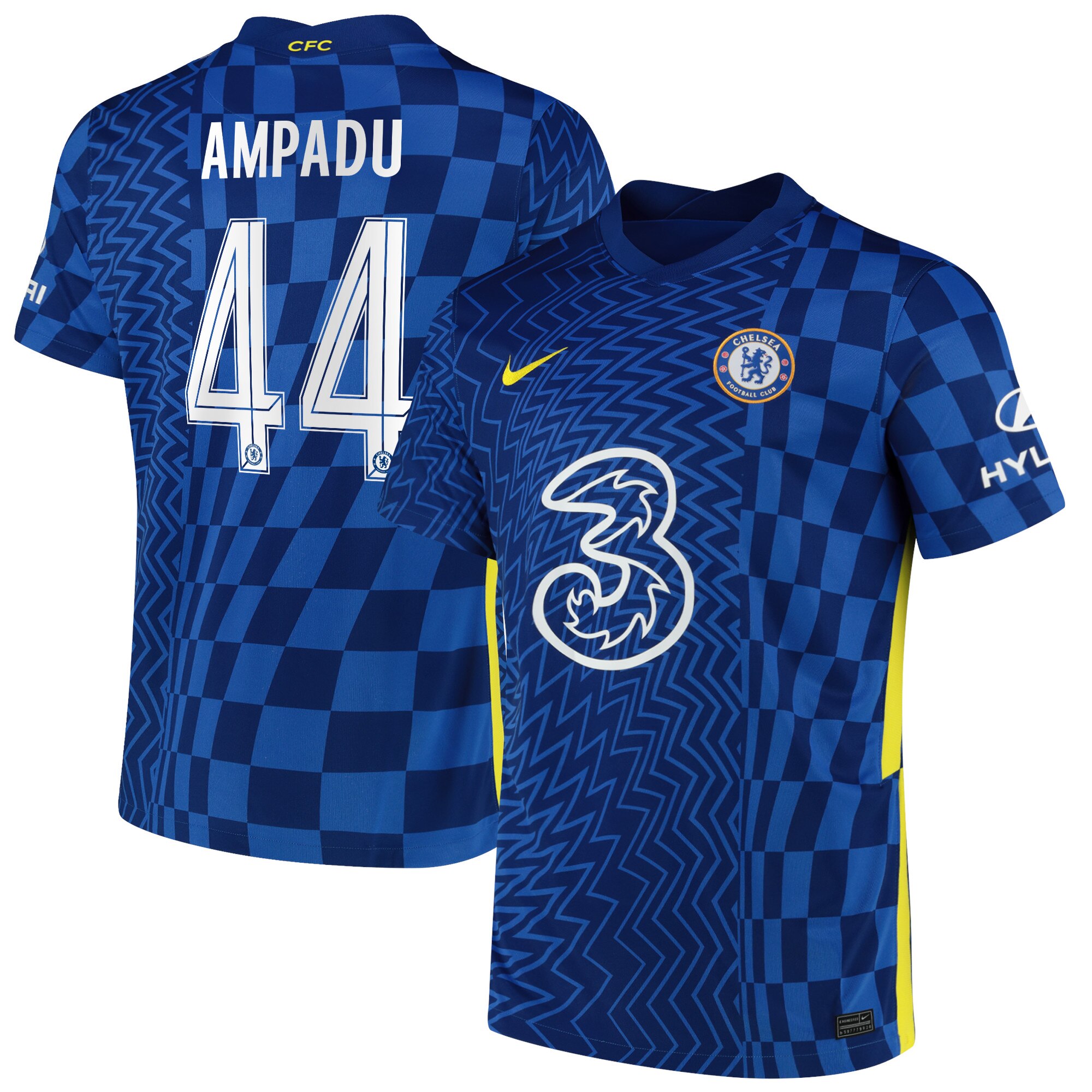 Chelsea Cup Home Stadium Shirt 2021-22 with Ampadu 44 printing