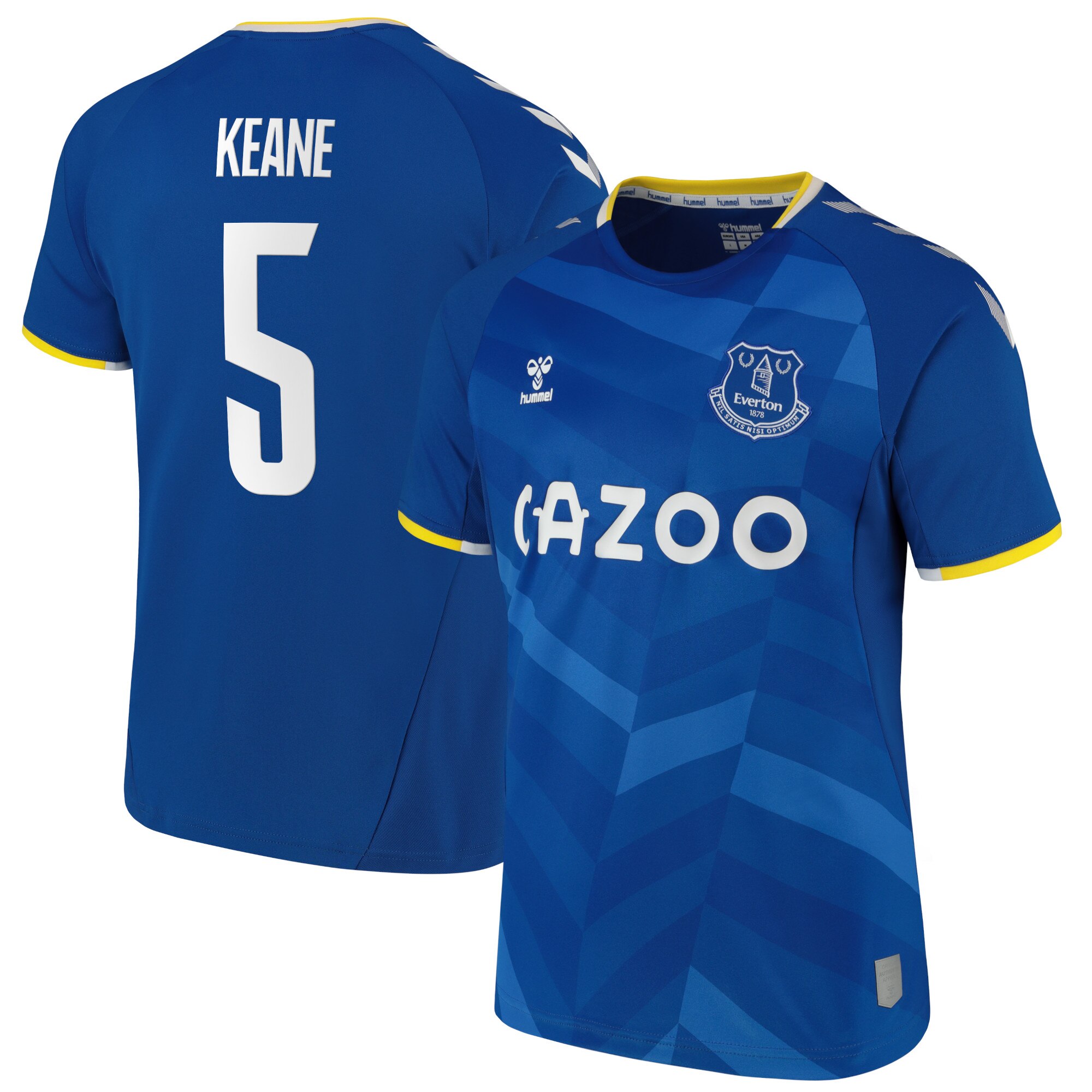Everton Cup Home Shirt - 2021-22 with Keane 5 printing