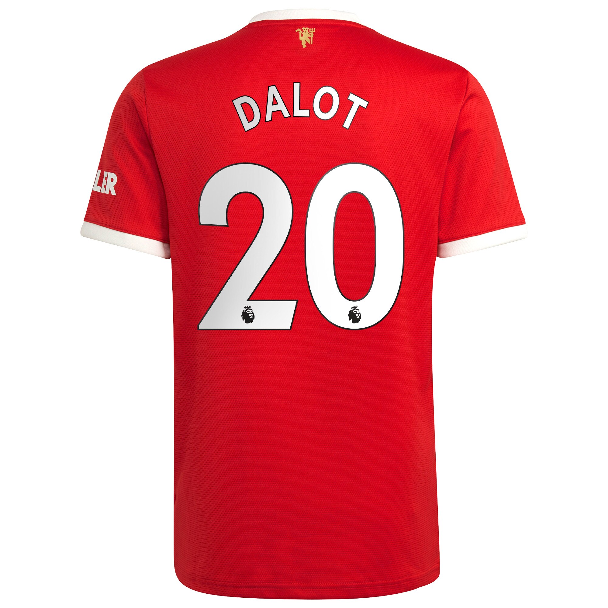 Manchester United Home Shirt 2021-22 with Dalot 20 printing