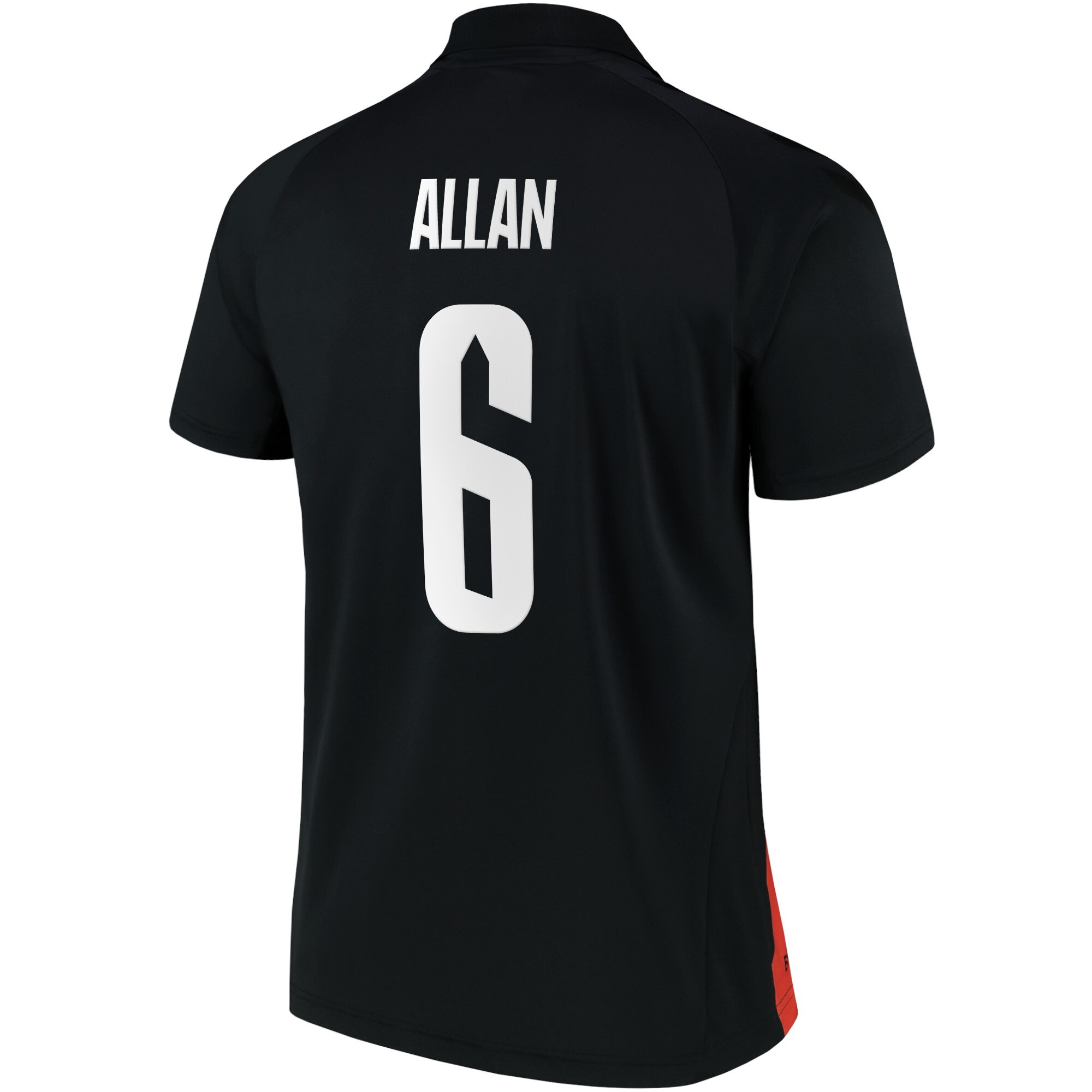 Everton Cup Away Shirt 2021-22 with Allan 6 printing