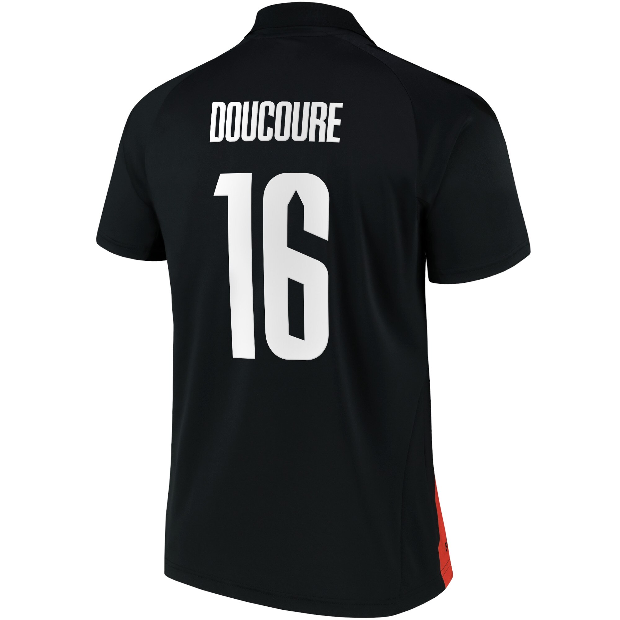 Everton Cup Away Shirt 2021-22 with Doucoure 16 printing