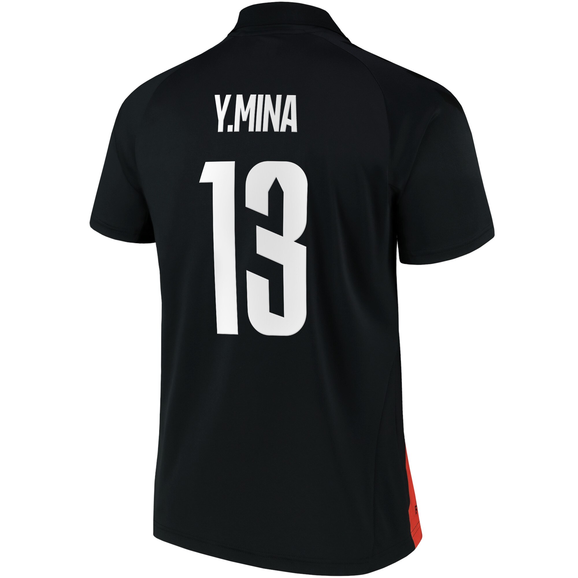 Everton Cup Away Shirt 2021-22 with Y.Mina 13 printing
