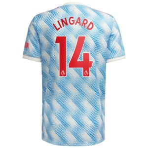Manchester United Away Shirt 2021-22 with Lingard 14 printing