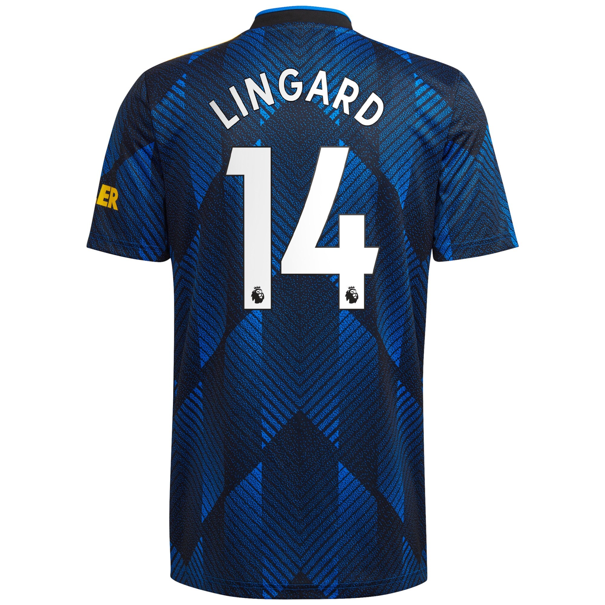 Manchester United Third Shirt 2021-22 with Lingard 14 printing