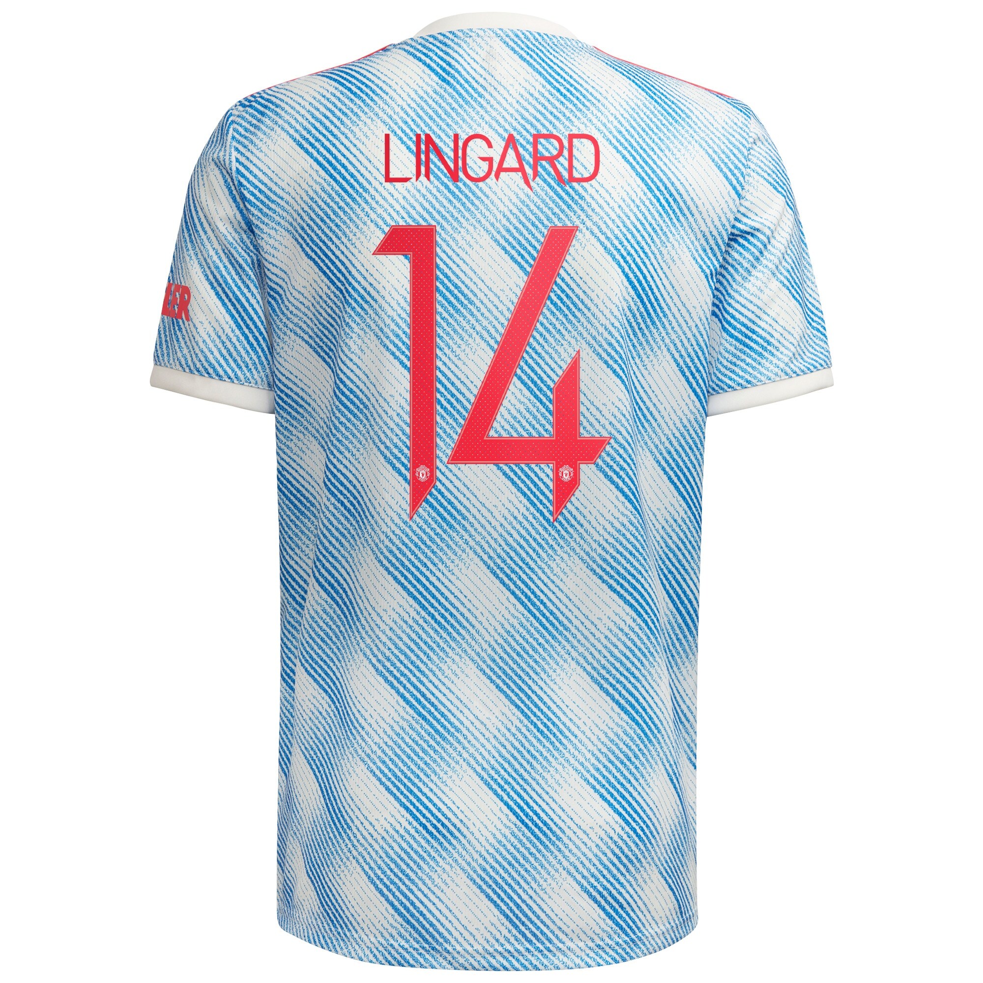 Manchester United Cup Away Shirt 2021-22 with Lingard 14 printing