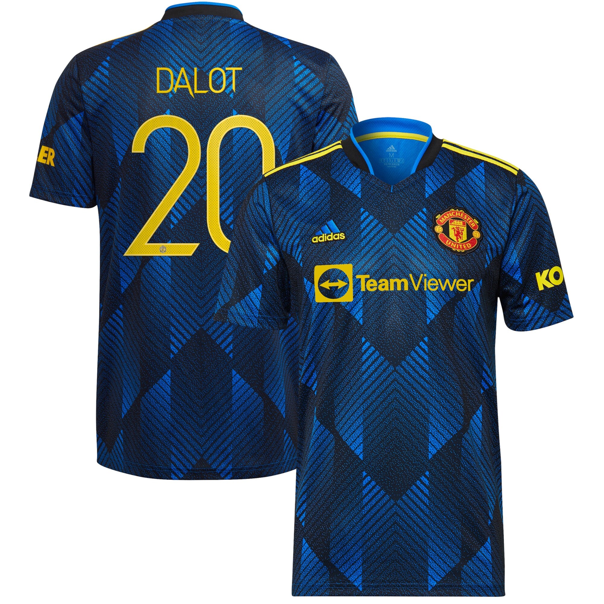 Manchester United Cup Third Shirt 2021-22 with Dalot 20 printing