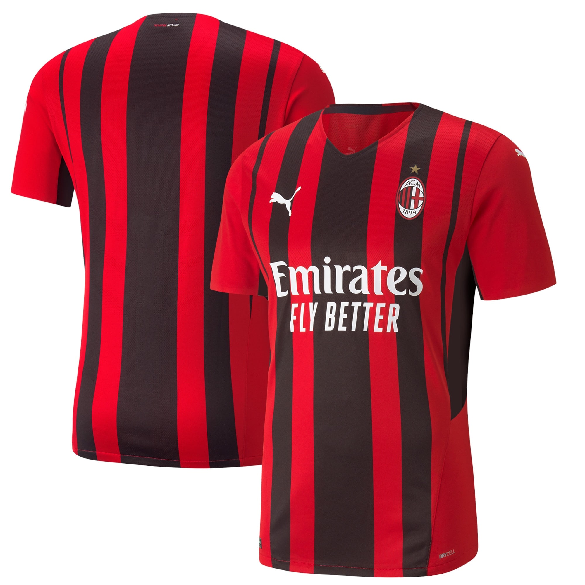 AC Milan Authentic Home Shirt 2021-22