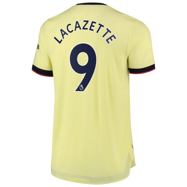Arsenal Away Authentic Shirt 2021-22 with Lacazette 9 printing