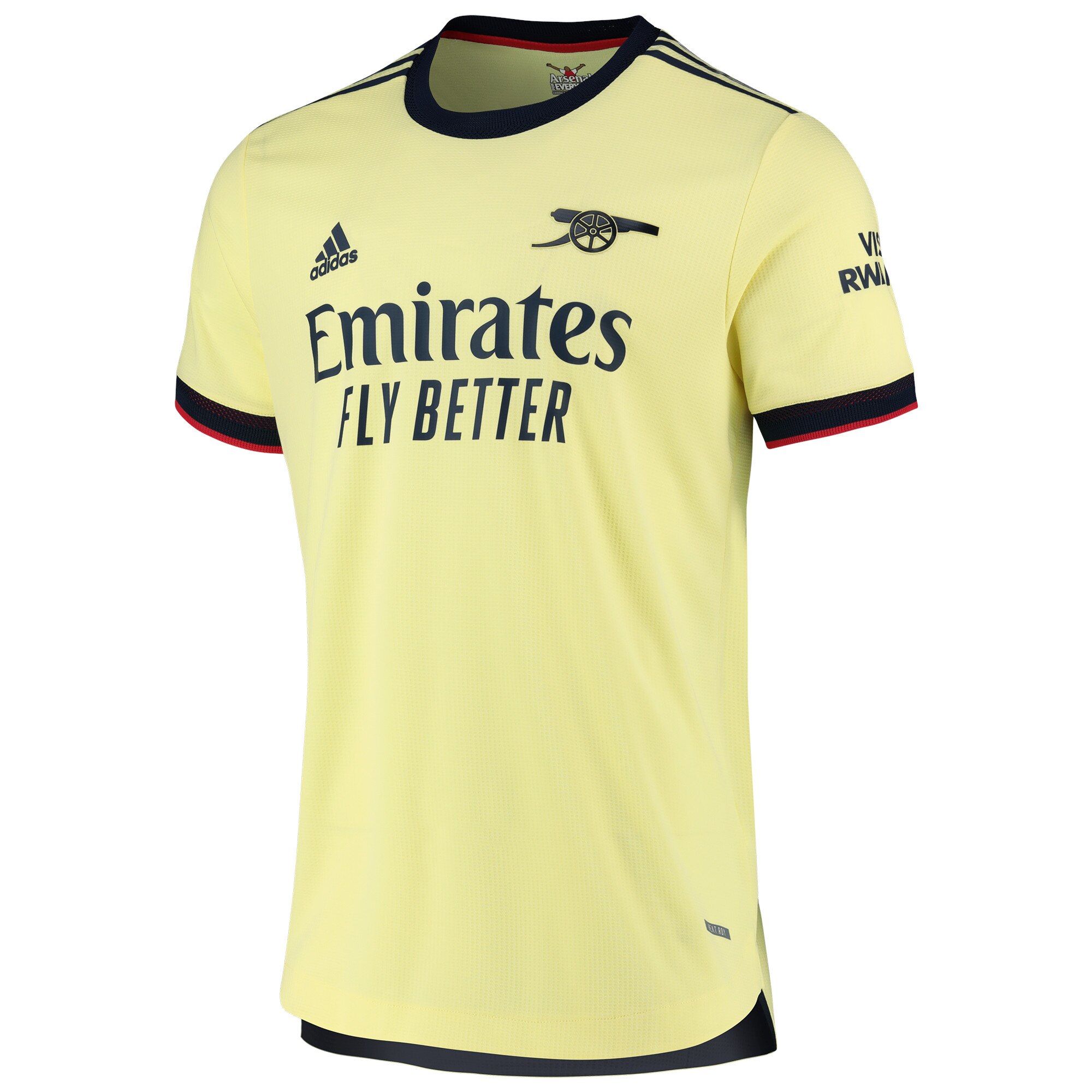 Arsenal Away Authentic Shirt 2021-22 with Martinelli 35 printing