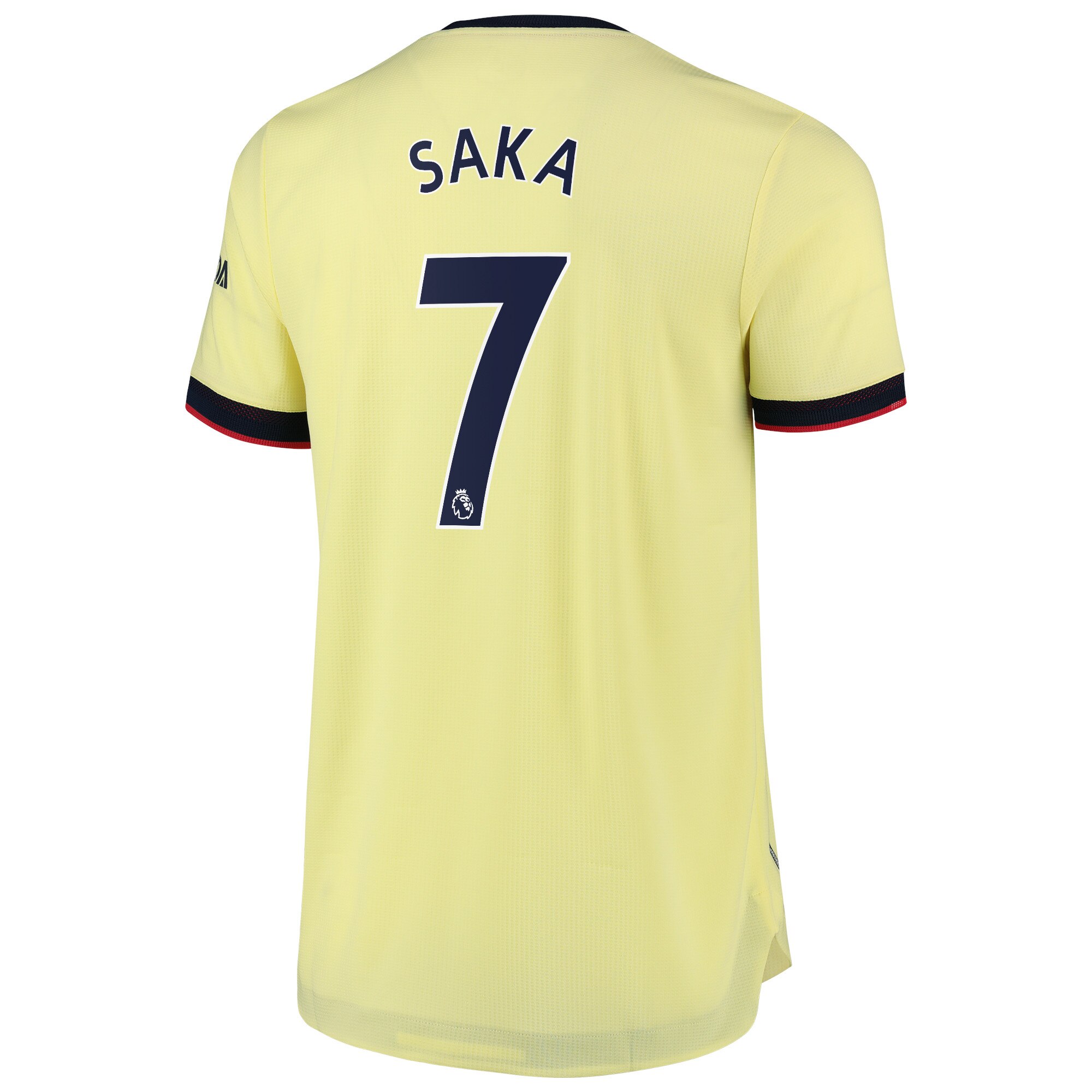 Arsenal Away Authentic Shirt 2021-22 with Saka 7 printing