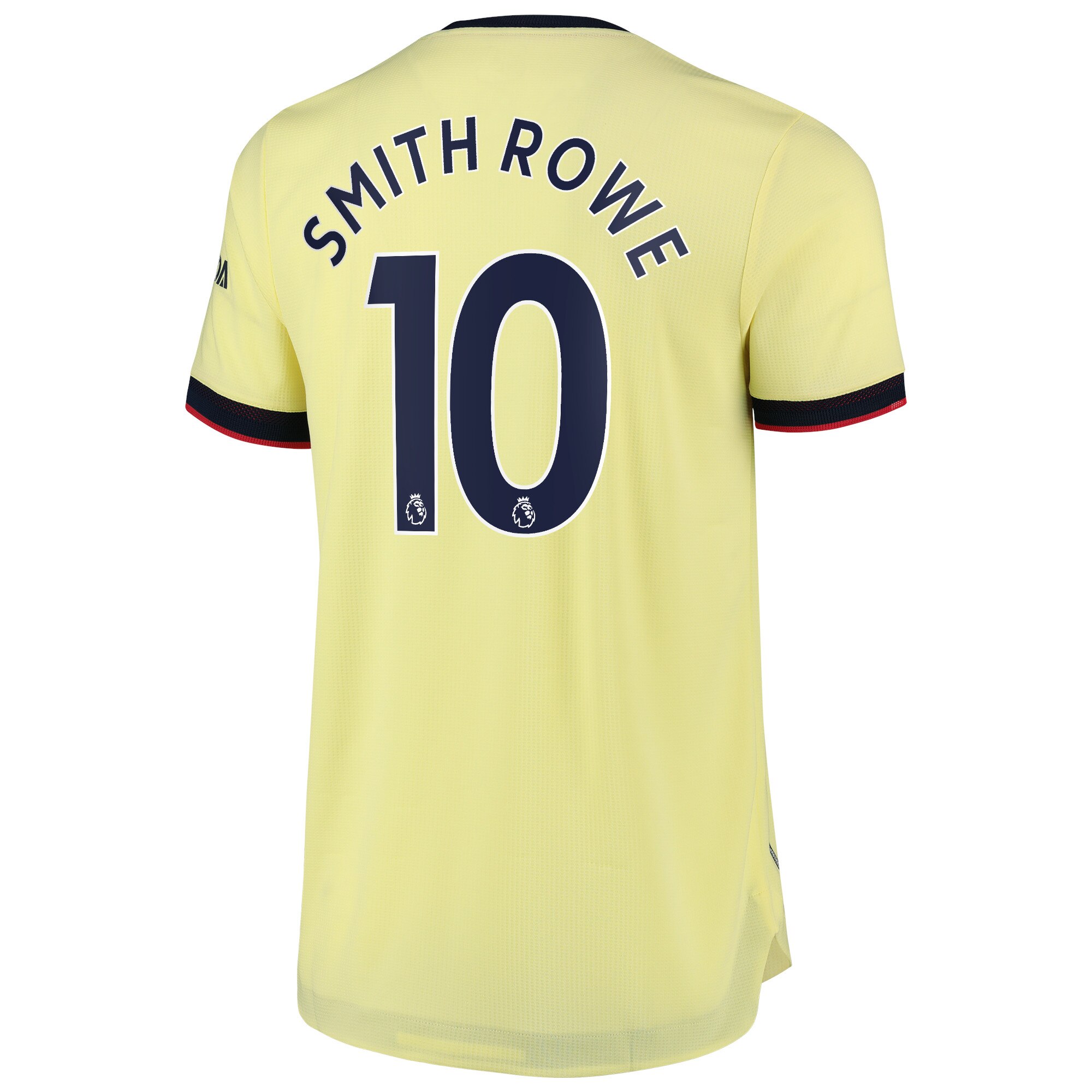 Arsenal Away Authentic Shirt 2021-22 with Smith Rowe 10 printing