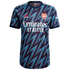 Arsenal Third Authentic Shirt 2021-22 with Lacazette 9 printing