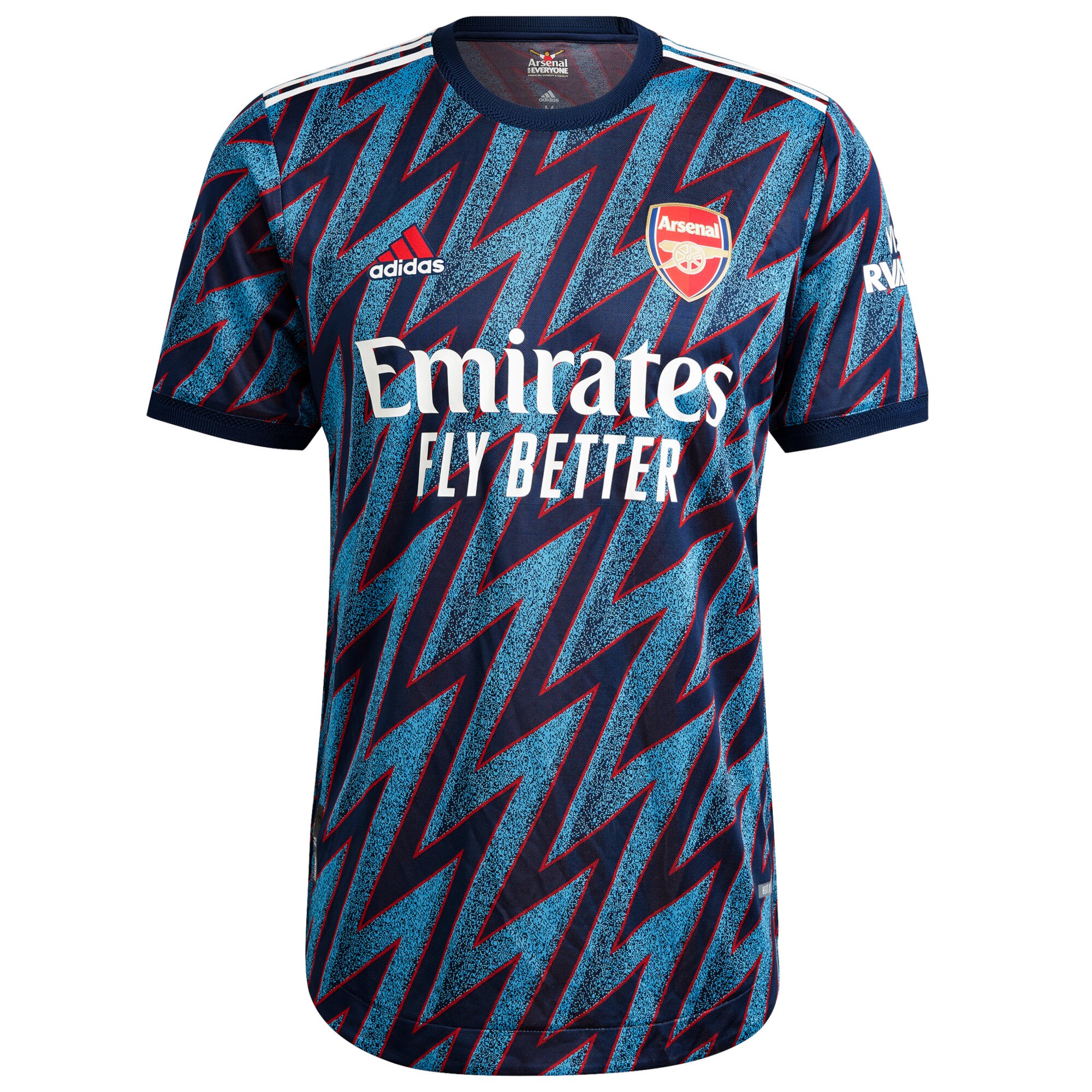 Arsenal Third Authentic Shirt 2021-22 with Saka 7 printing