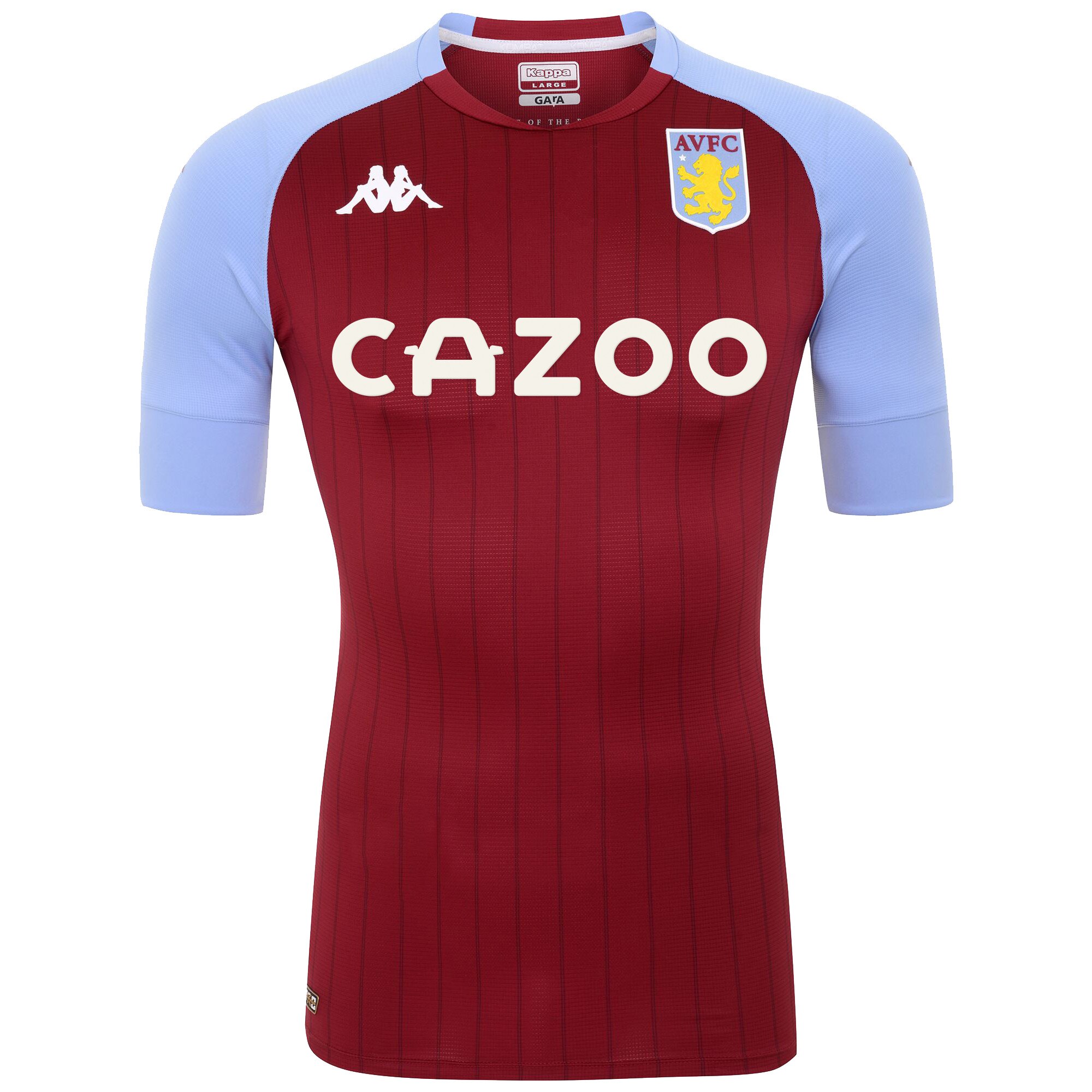 Aston Villa Home Pro Shirt 2020-21 with Douglas Luiz 6 printing