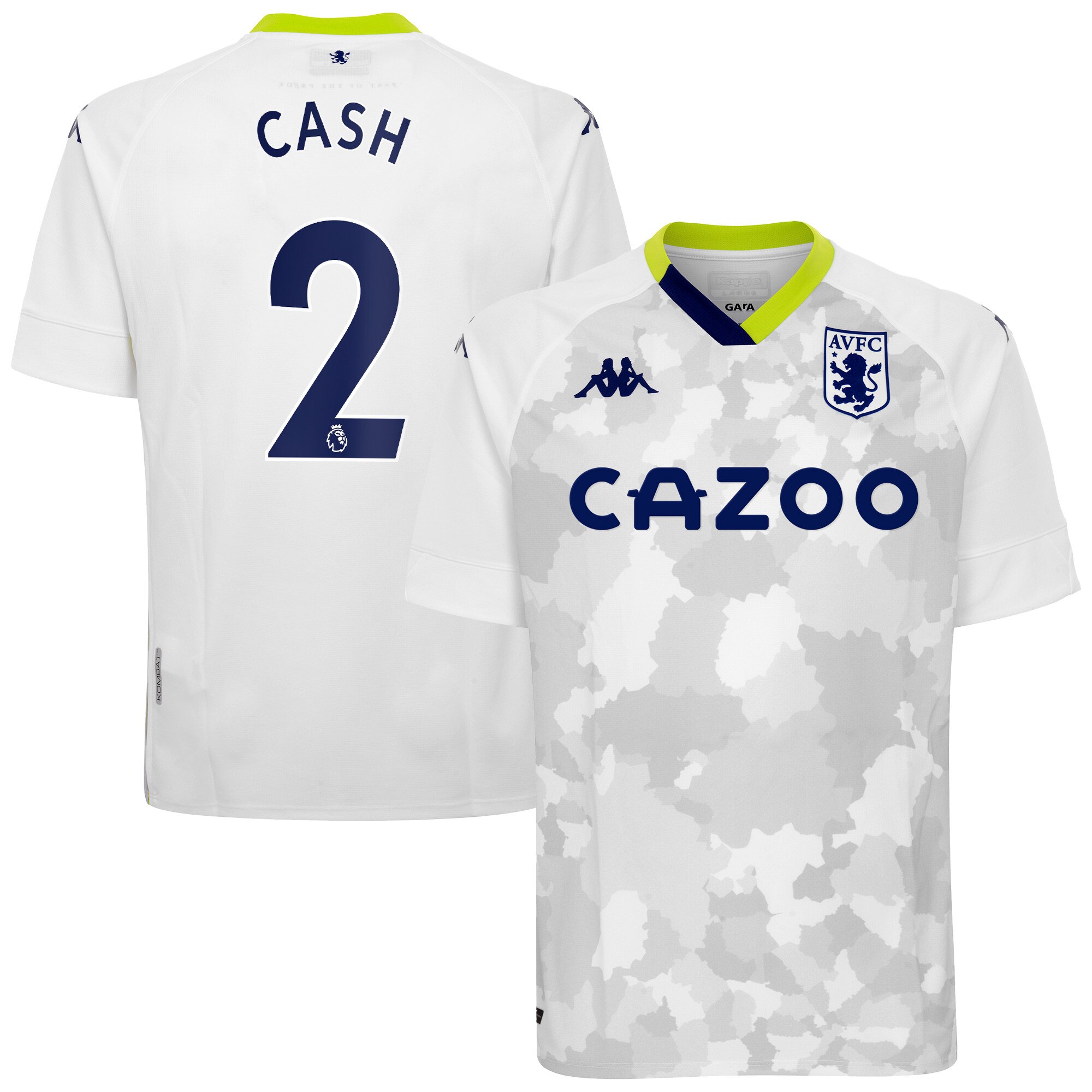 Aston Villa Third Stadium Shirt 2020-21 with Cash 2 printing