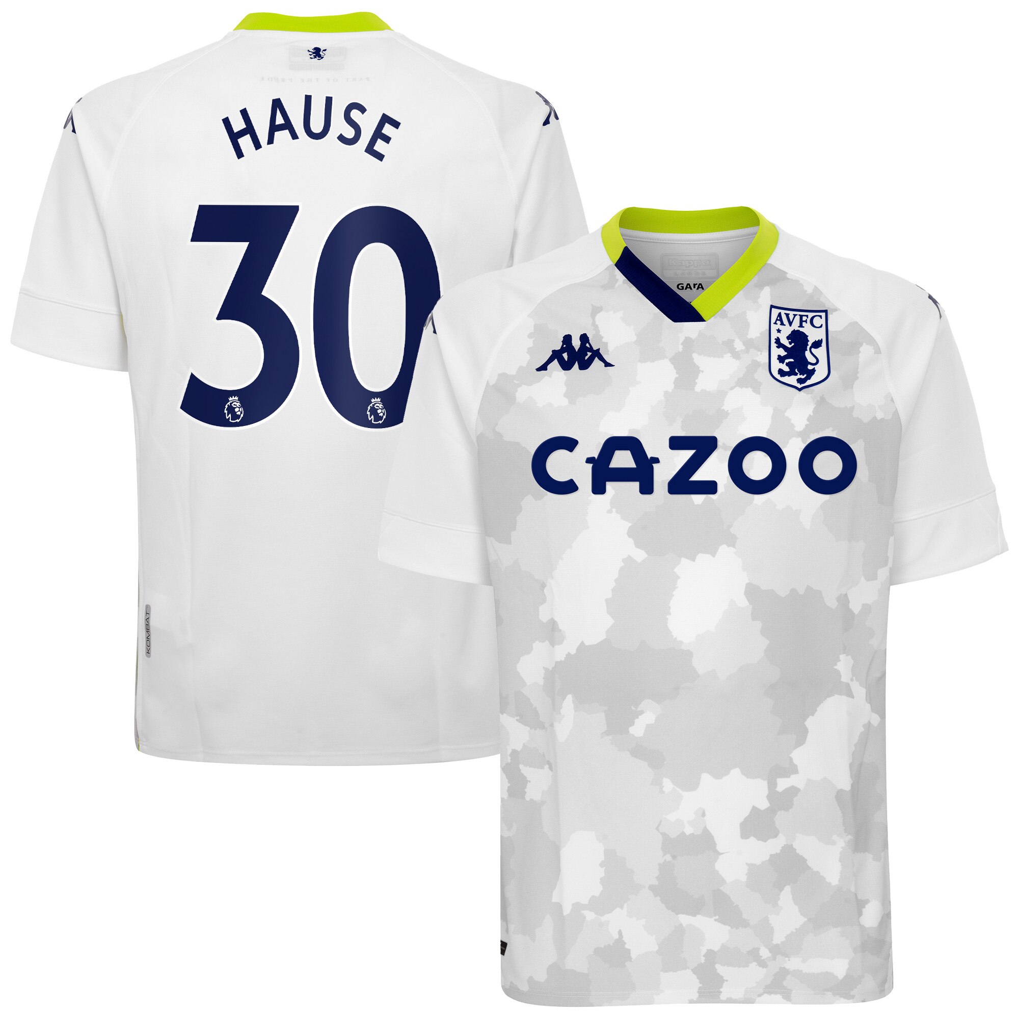 Aston Villa Third Stadium Shirt 2020-21 with Hause 30 printing