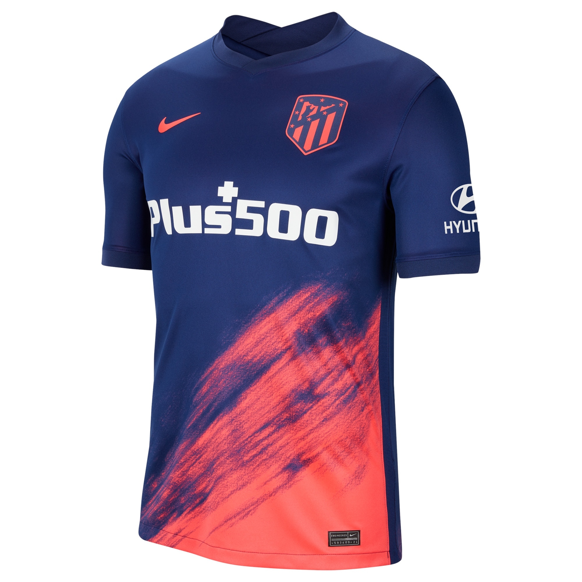 Atlético de Madrid Metropolitano Away Stadium Shirt 2021-22 with M.Hermoso 22 printing