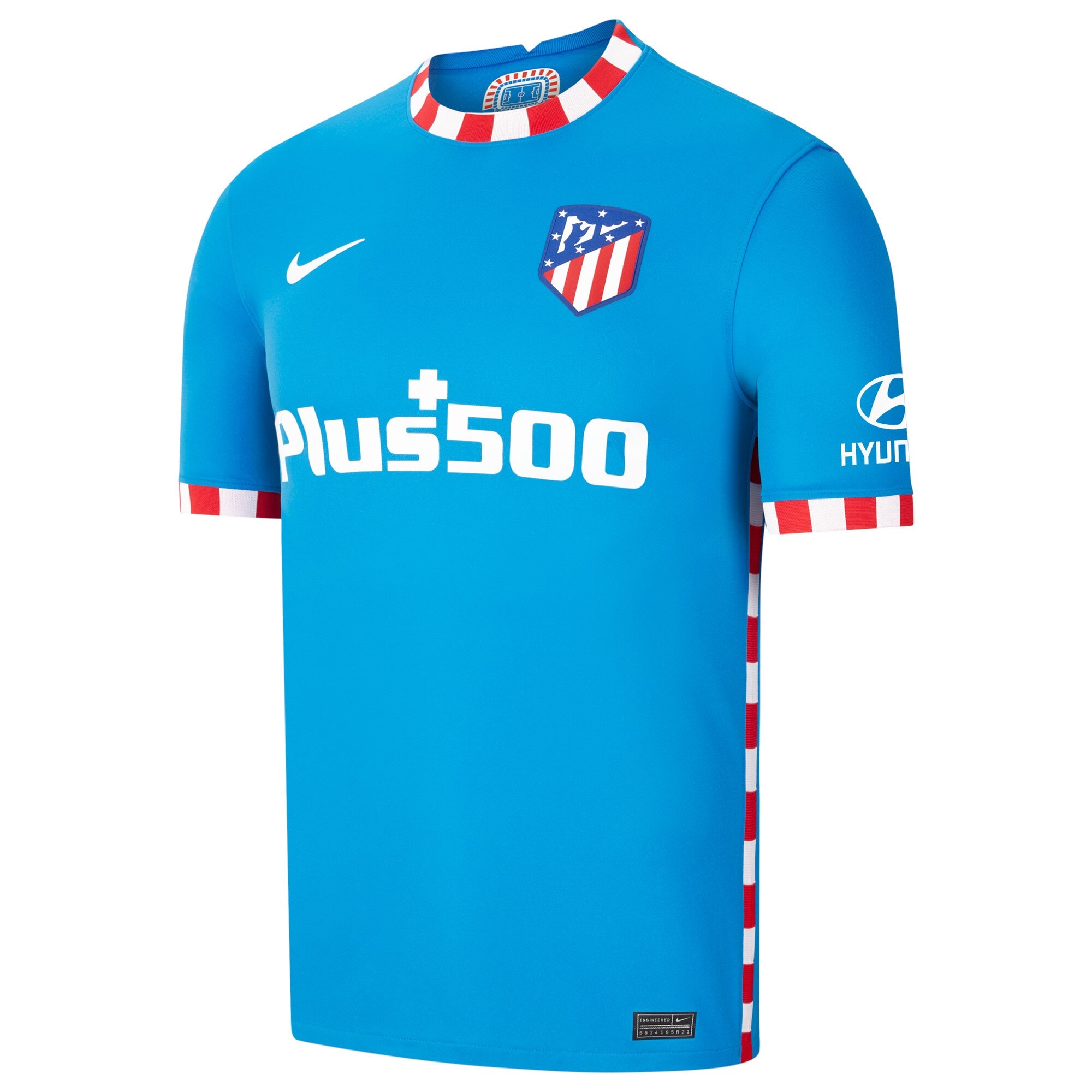 Atlético de Madrid Third Stadium Shirt 2021-22 with Wass 17 printing