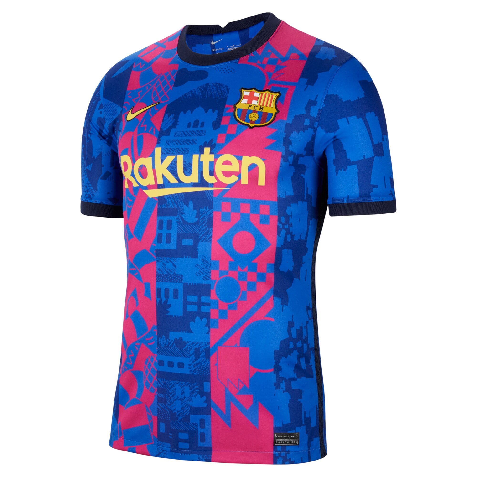 Barcelona Third Stadium Shirt 2021-22 with Pedri 16 printing