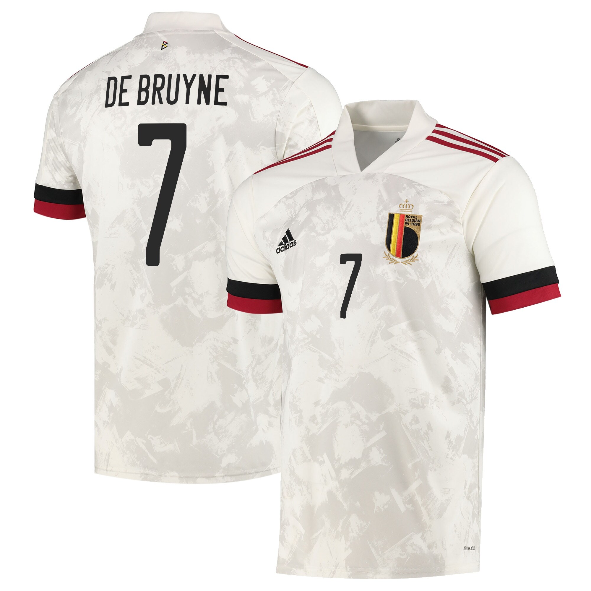 Belgium Away Shirt 2019-21 with De Bruyne 7 printing