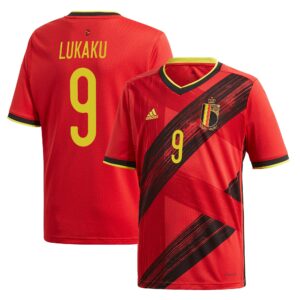 Belgium Home Shirt 2019-21 with Lukaku 9 printing