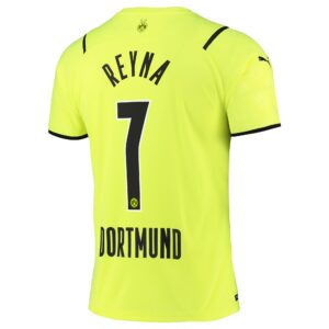Borussia Dortmund Cup Shirt 2021-22 with Reyna 7 printing