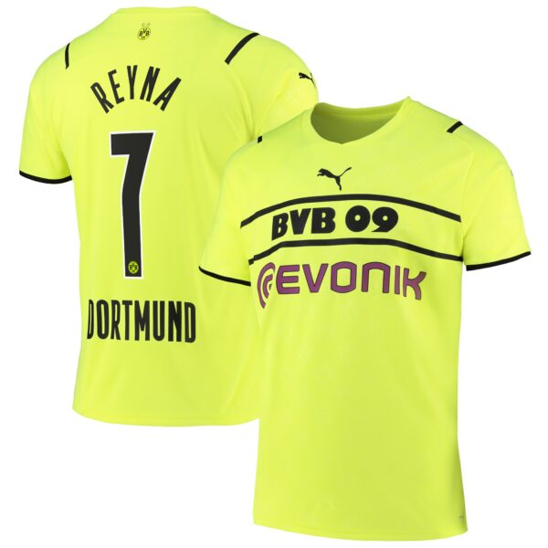 Borussia Dortmund Cup Shirt 2021-22 with Reyna 7 printing