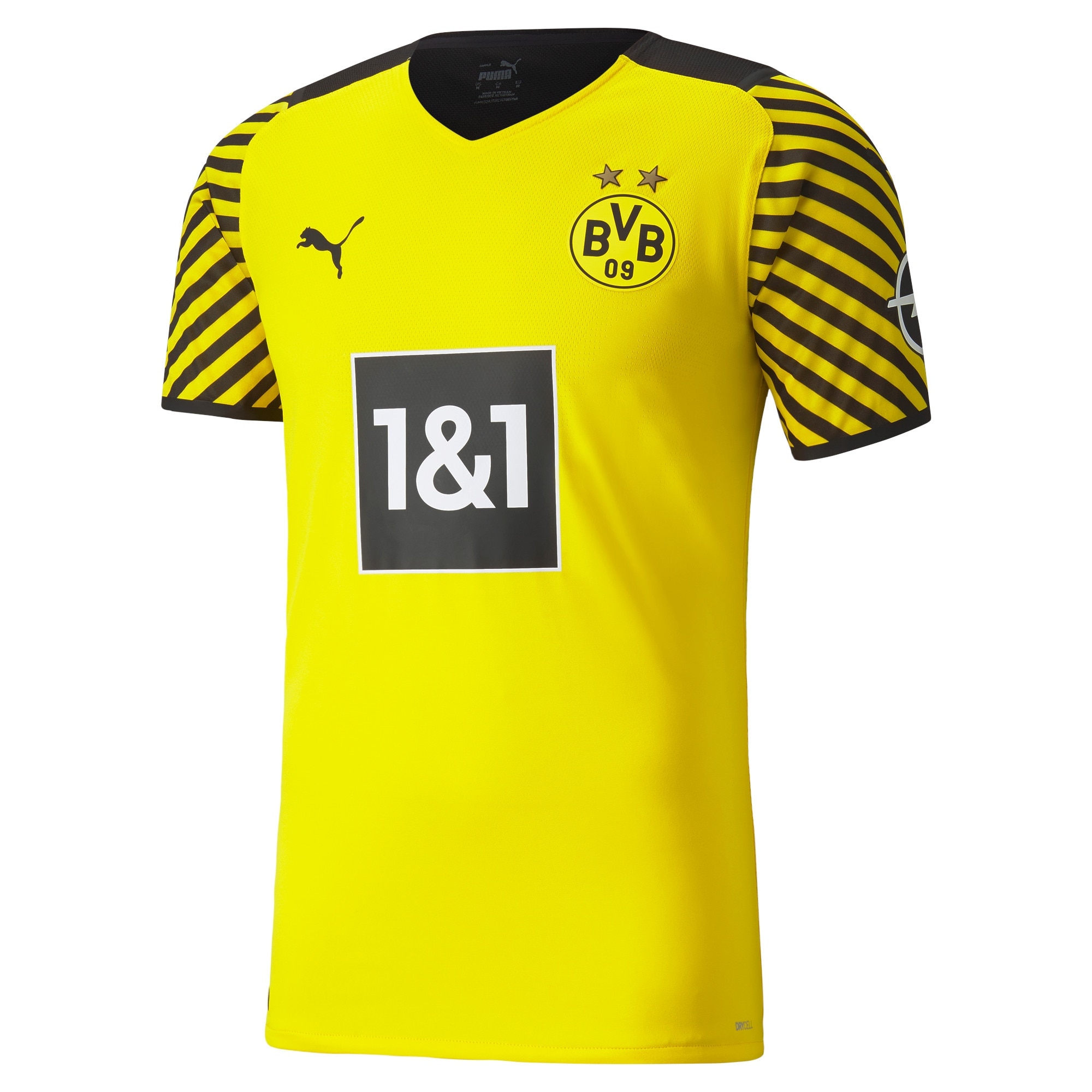 Borussia Dortmund Home Authentic Shirt 2021-22 with Sancho 7 printing