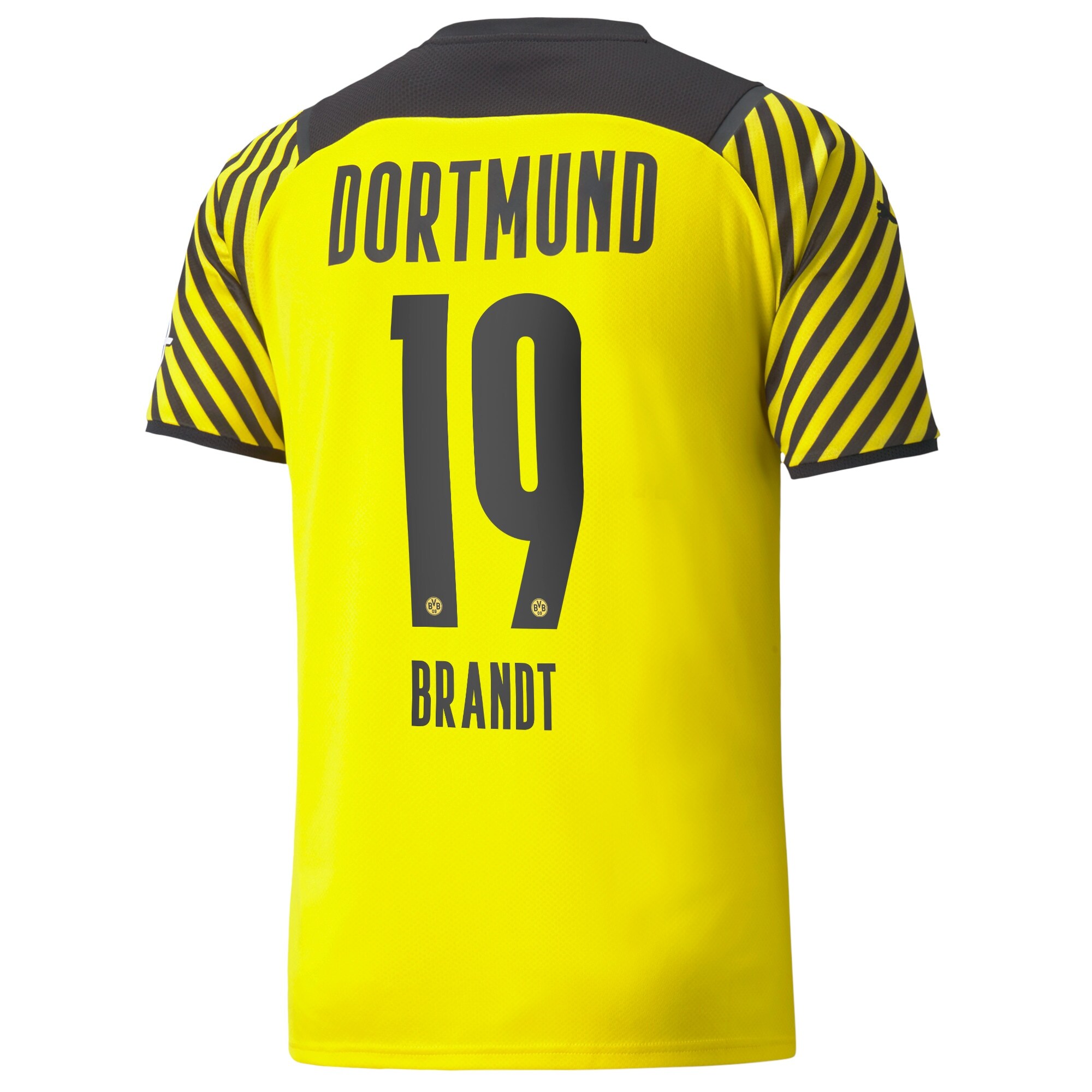 Borussia Dortmund Home Shirt 2021-22 with Brandt 19 printing