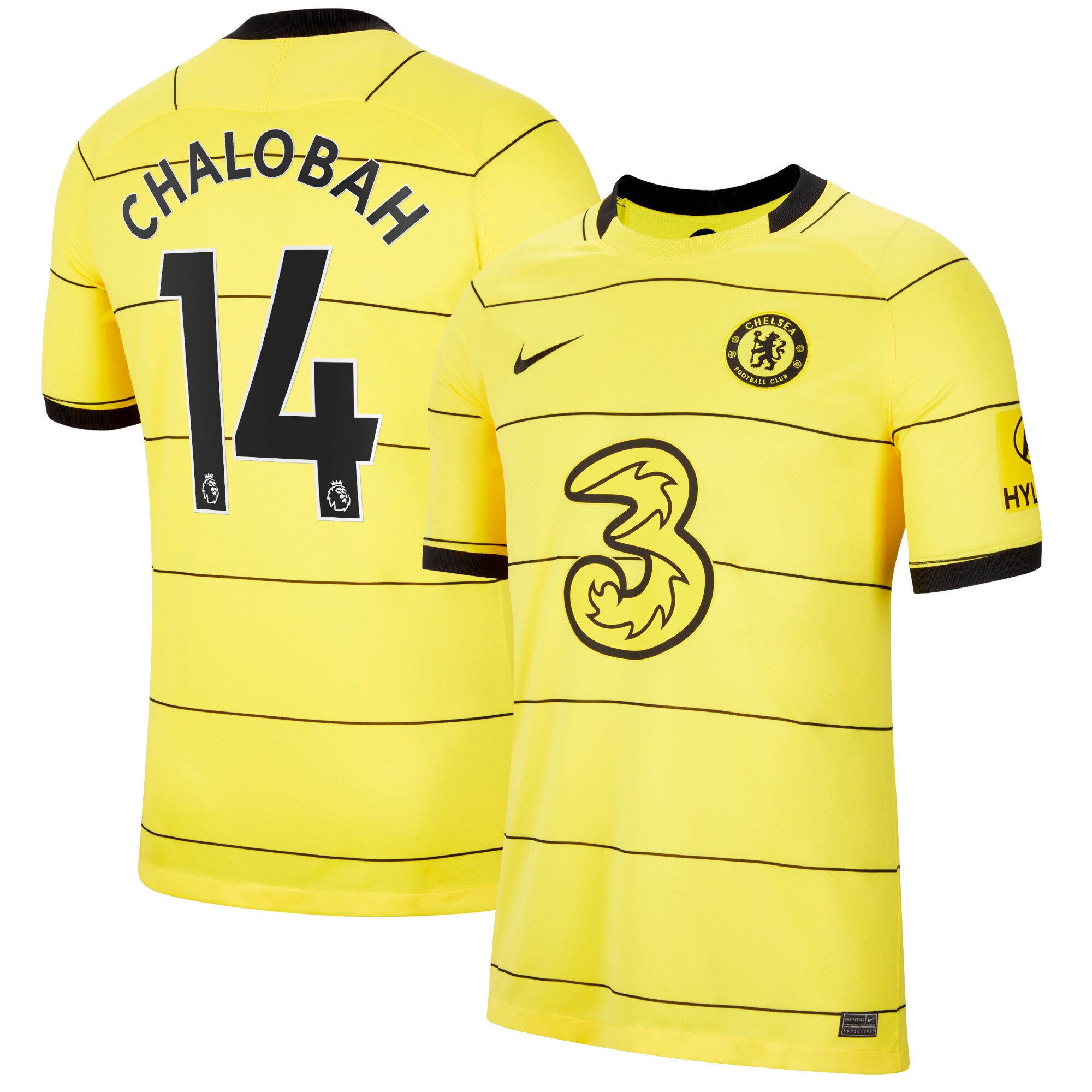 Chelsea Away Stadium Shirt 2021-22 with Chalobah 14 printing