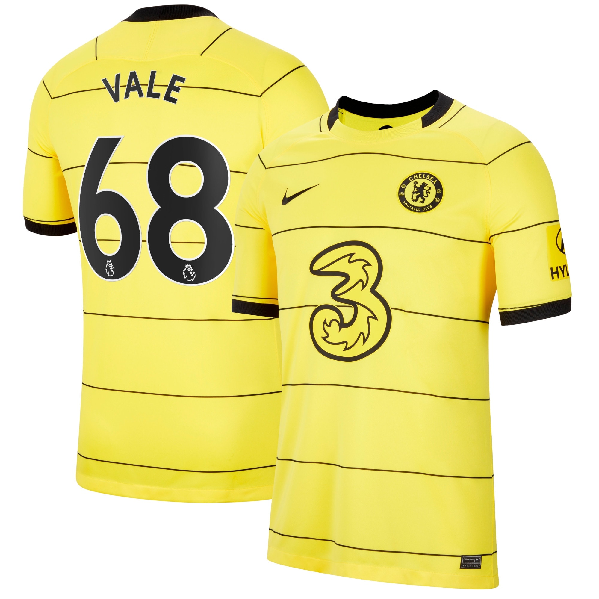 Chelsea Away Stadium Shirt 2021-22 with Vale 68 printing