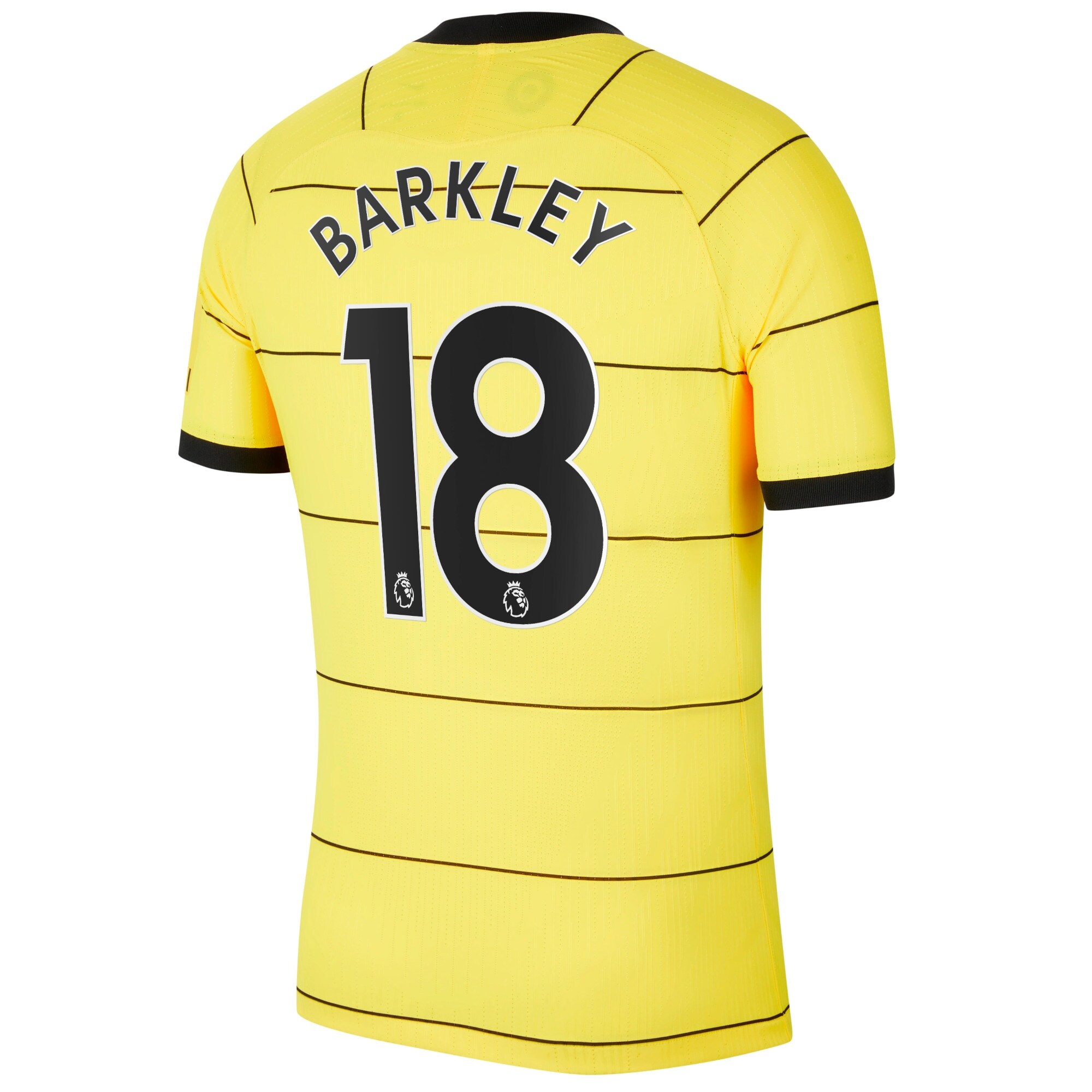 Chelsea Away Vapor Match Shirt 2021-22 with Barkley 18 printing