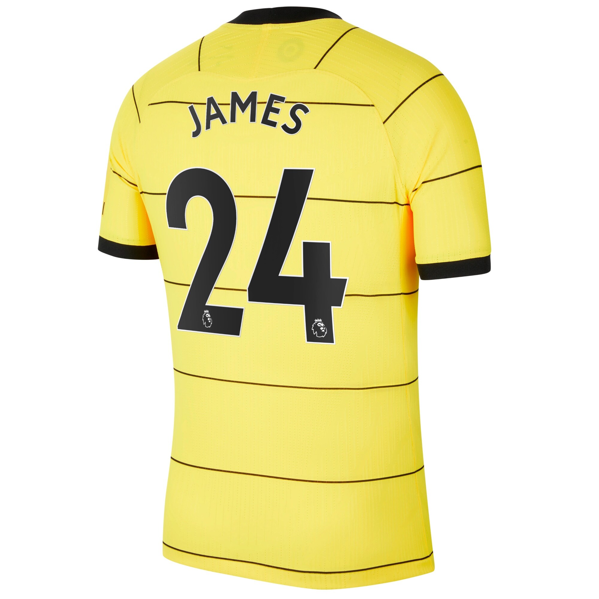 Chelsea Away Vapor Match Shirt 2021-22 with James 24 printing